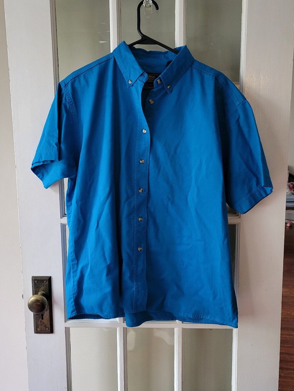 Blue Generation - Ladies' Short Sleeve 100% Cotton Twill Shirt XL Casual